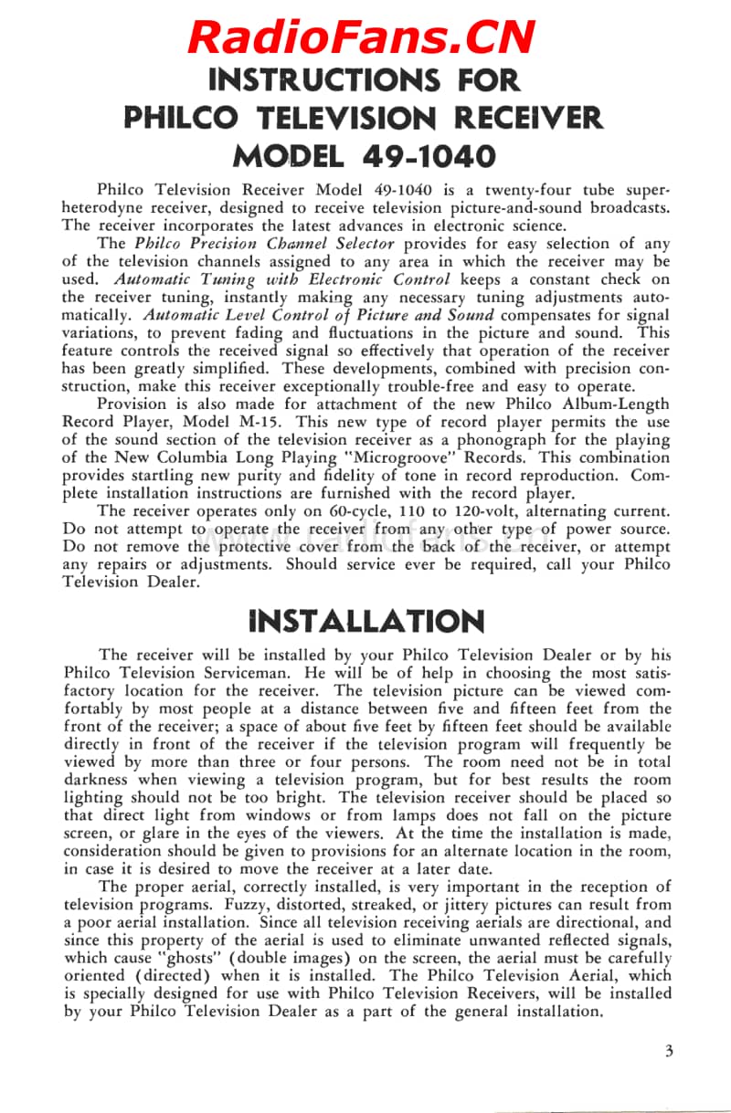 Philco-49-1040-owners-manual电路原理图.pdf_第3页