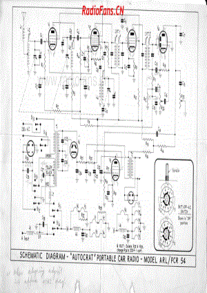 autocrat-arl-pcr-54-car-radio- 电路原理图.pdf