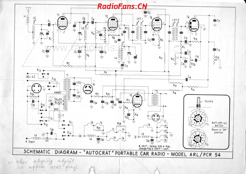 autocrat-arl-pcr-54-car-radio- 电路原理图.pdf_第1页