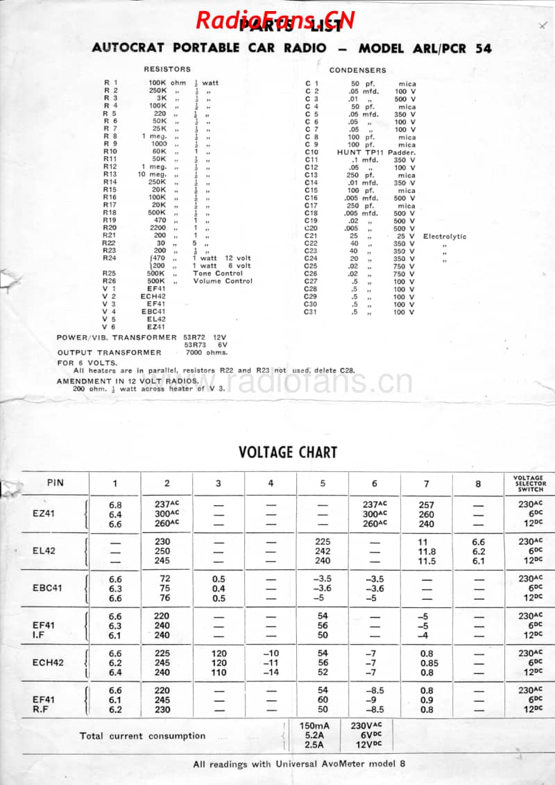 autocrat-arl-pcr-54-car-radio- 电路原理图.pdf_第2页