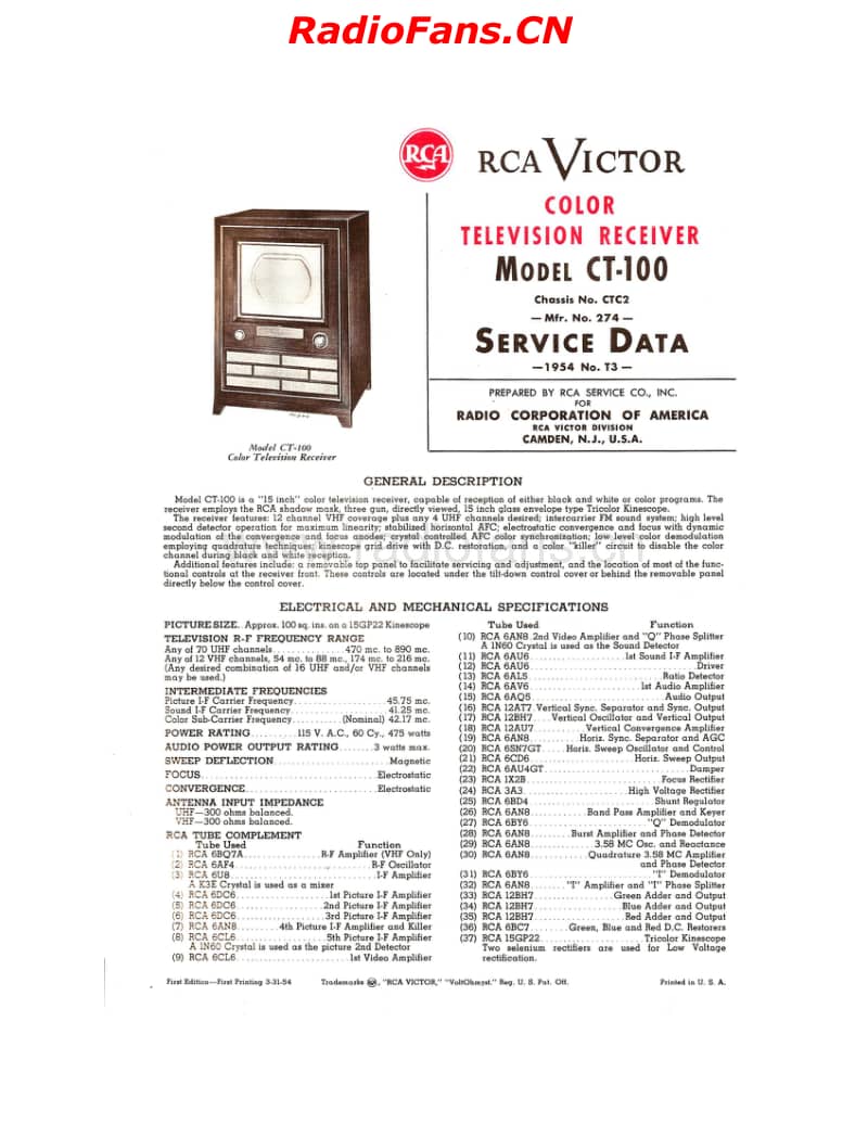 RCA_CTC2_Service_Data电路原理图.pdf_第1页