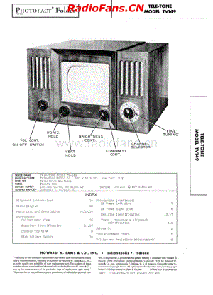 Tele-Tone-TV149-Sams-56-22电路原理图.pdf
