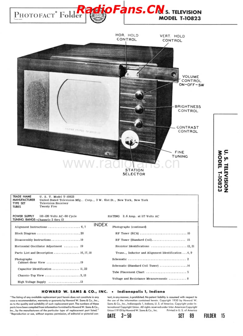 US-Television-T-10823-Sams-89-15电路原理图.pdf_第1页