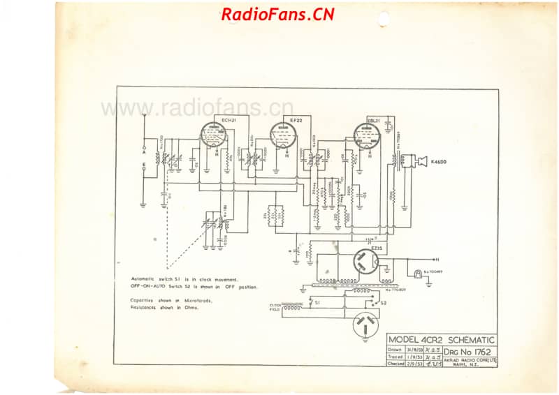 akrad-model-4cr2-clock-radio-regent-clipper-4v-bc-ac-1953 电路原理图.pdf_第1页