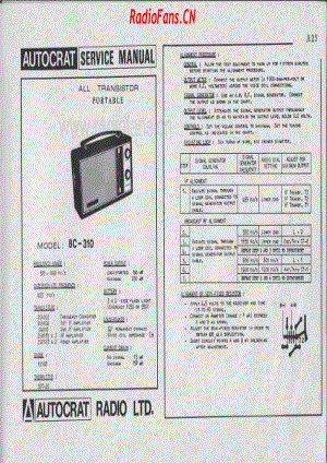 autocrat-8c-310 电路原理图.pdf