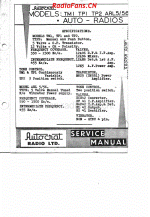 autocrat-tm1-tp1-tp2-arl5-56 电路原理图.pdf