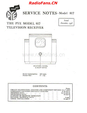 Pye_817_service_notes电路原理图.pdf
