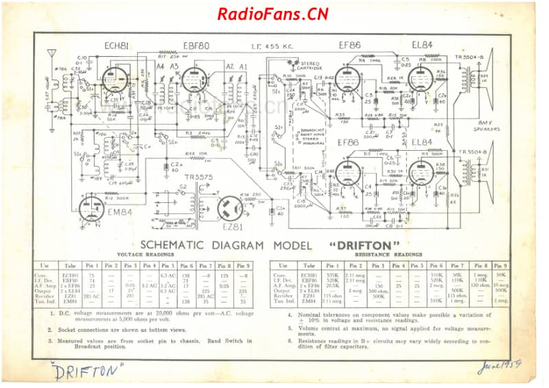 cb-pacemaker-model-drifton-stereogram-7v-dw-ac-1959 电路原理图.pdf_第2页