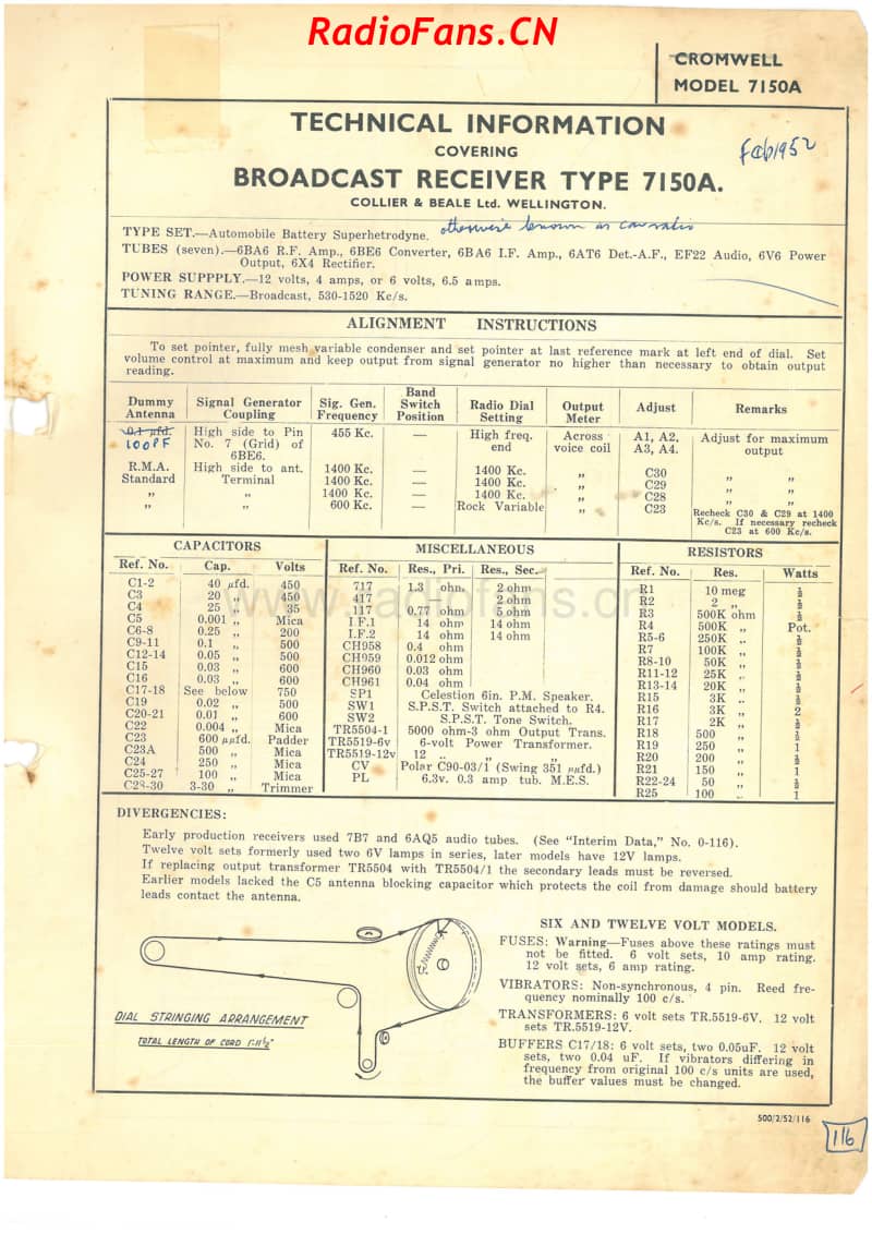 cb-model-7150a-7v-bc-battery-automobile-1952 电路原理图.pdf_第1页