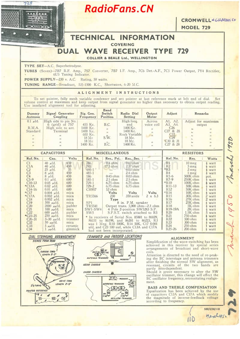 cb-model-729-6v-dw-ac-1950 电路原理图.pdf_第1页