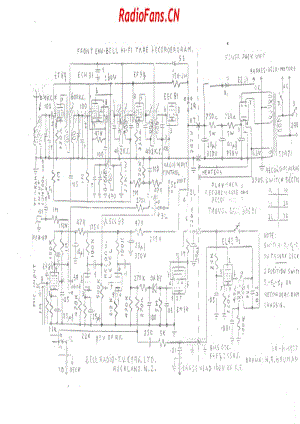 bell-hi-fi-tape-recordergram-9v-bc-ac-1957 电路原理图.pdf