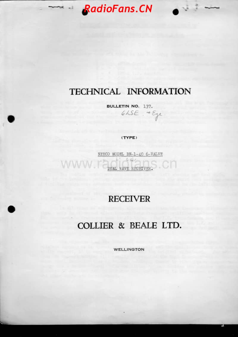 cb-neeco-model-bn-1-40-6v-dw-ac-1940 电路原理图.pdf_第1页