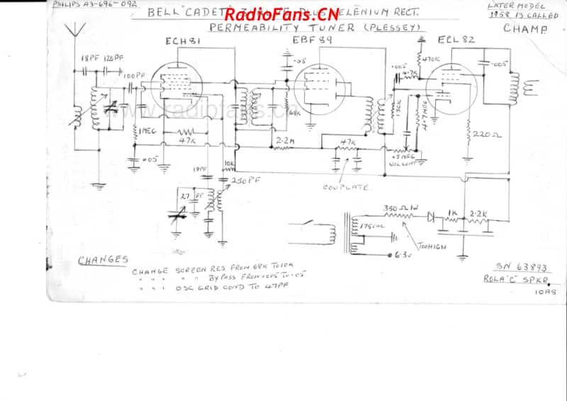bell-cadet-3v-bc-ac-1958 电路原理图.pdf_第1页