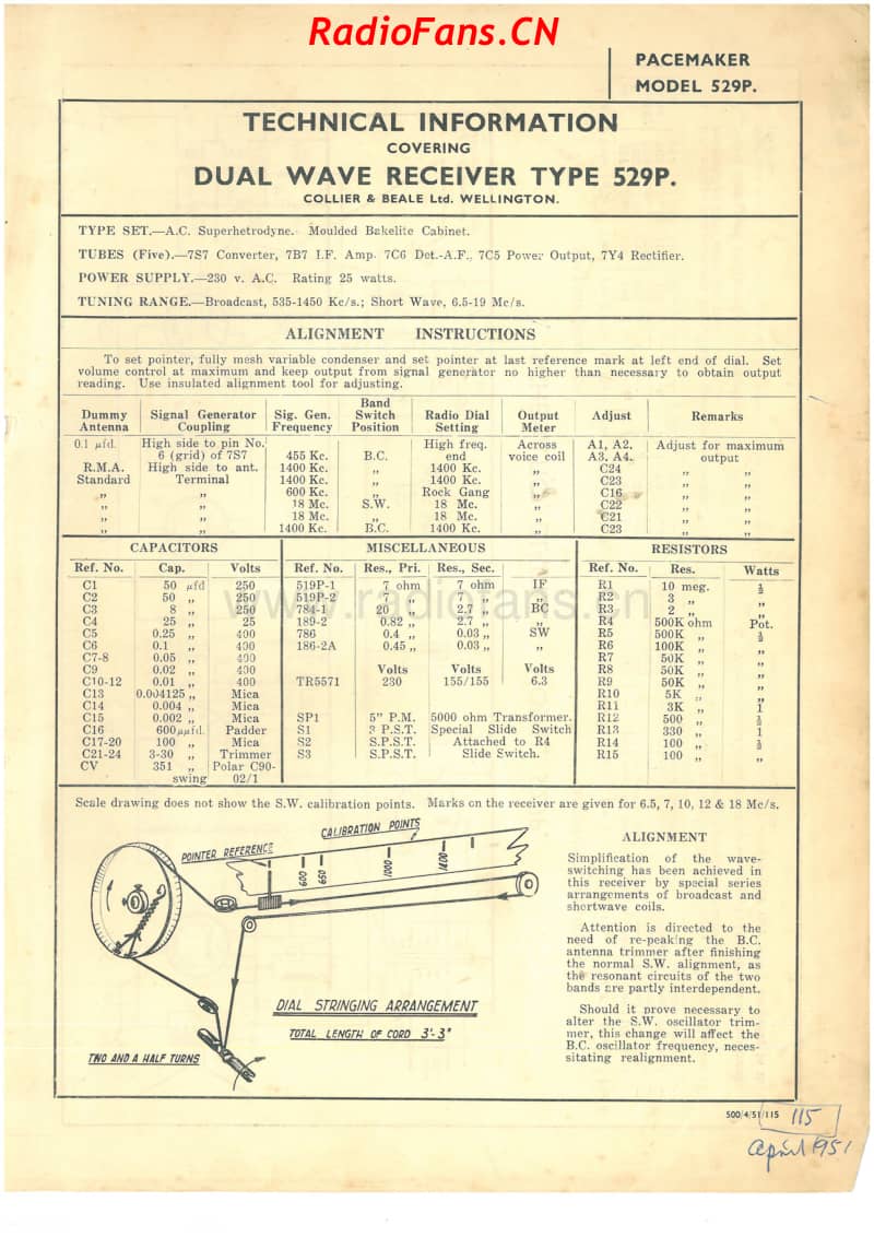 cb-model-529p-5v-dw-ac-1951 电路原理图.pdf_第1页