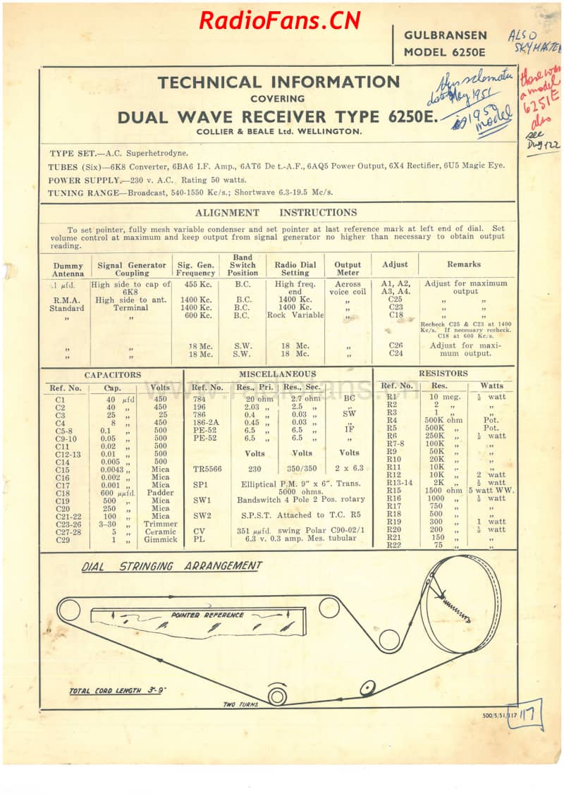cb-model-6250e-5v-dw-ac-1950-51 电路原理图.pdf_第1页
