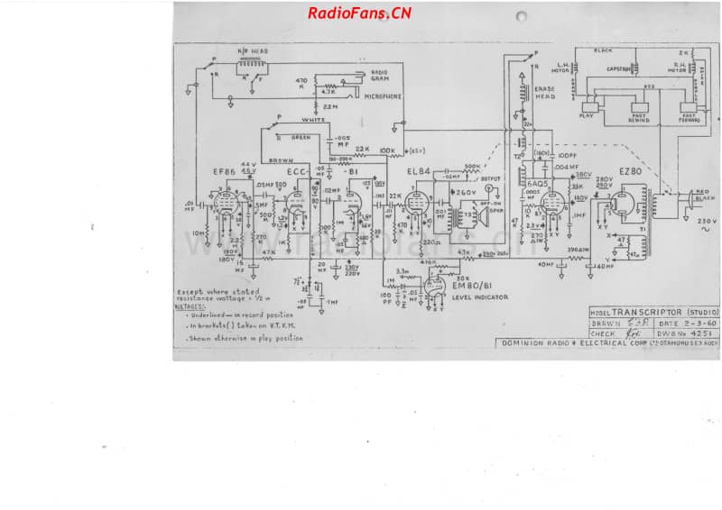 dreco-transcriptor-studio-1960 电路原理图.pdf_第1页