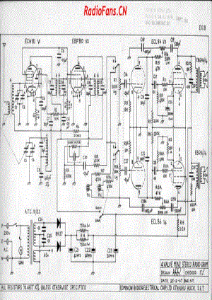 dreco-4-valve-mini-stereo-radiogram-1967 电路原理图.pdf