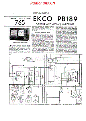 EKCO-PB189-PB289-1938 电路原理图.pdf