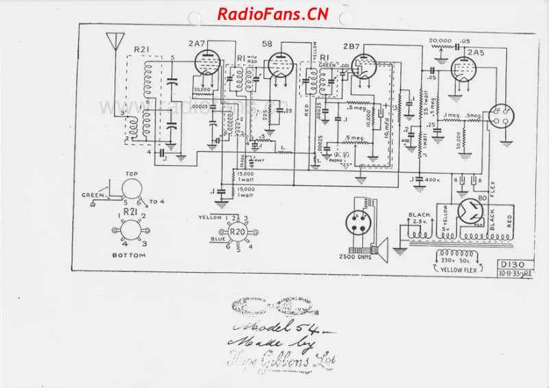 CQ-model-54 电路原理图.pdf_第1页
