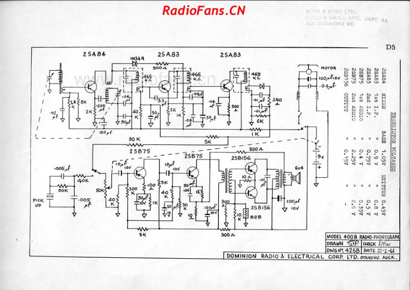 dreco-400b-radio-phonograph-1961 电路原理图.pdf_第1页