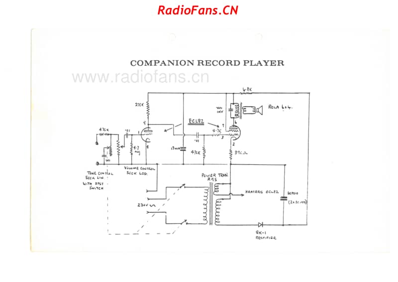 dreco-companion-record-player 电路原理图.pdf_第1页