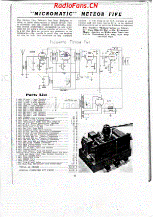 FJW-Fear-Micromatic-Meteor-Five-c1948 电路原理图.pdf
