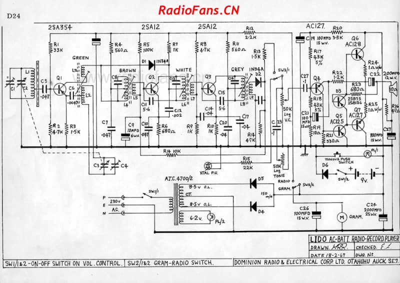 dreco-lido-radiogram-ac-batt-1967 电路原理图.pdf_第1页
