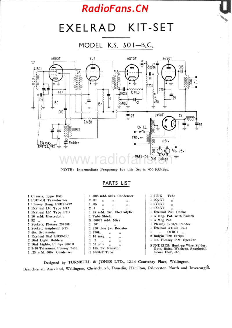 Exelrad-KS501-BC-kitset 电路原理图.pdf_第1页