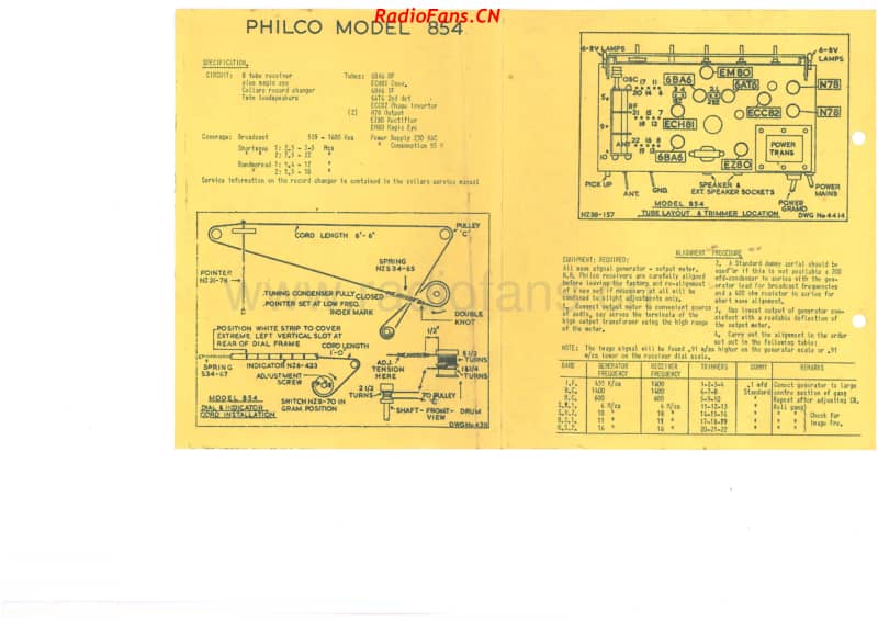 Philco-model-854-radiogram-8V-AW-AC-1955- 电路原理图.pdf_第1页