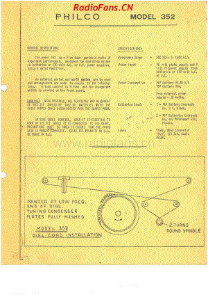 Philco-model-352-5V-BC-AC-Bat-1949 电路原理图.pdf