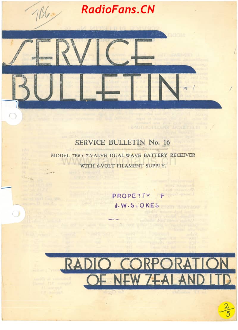 RCNZ-model-7B6-7V-DW-Battery-1936 电路原理图.pdf_第1页