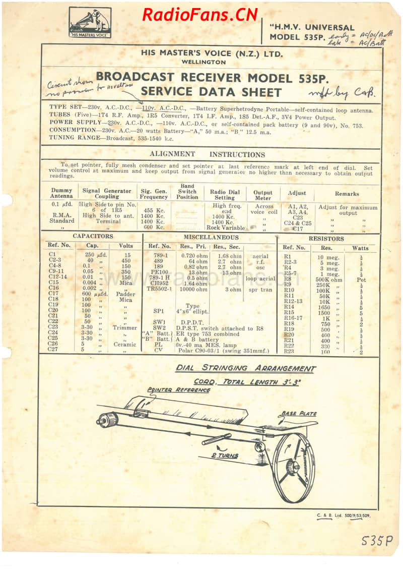 HMV-535P-5V-BC-AC-Battery-1953 电路原理图.pdf_第1页