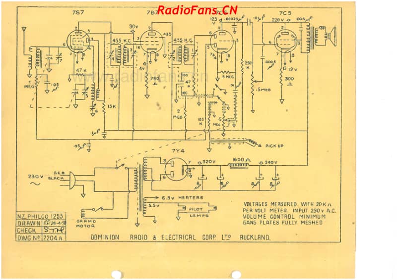 Philco-model-1253-radiogram-5V-BC-AC-1950- 电路原理图.pdf_第3页