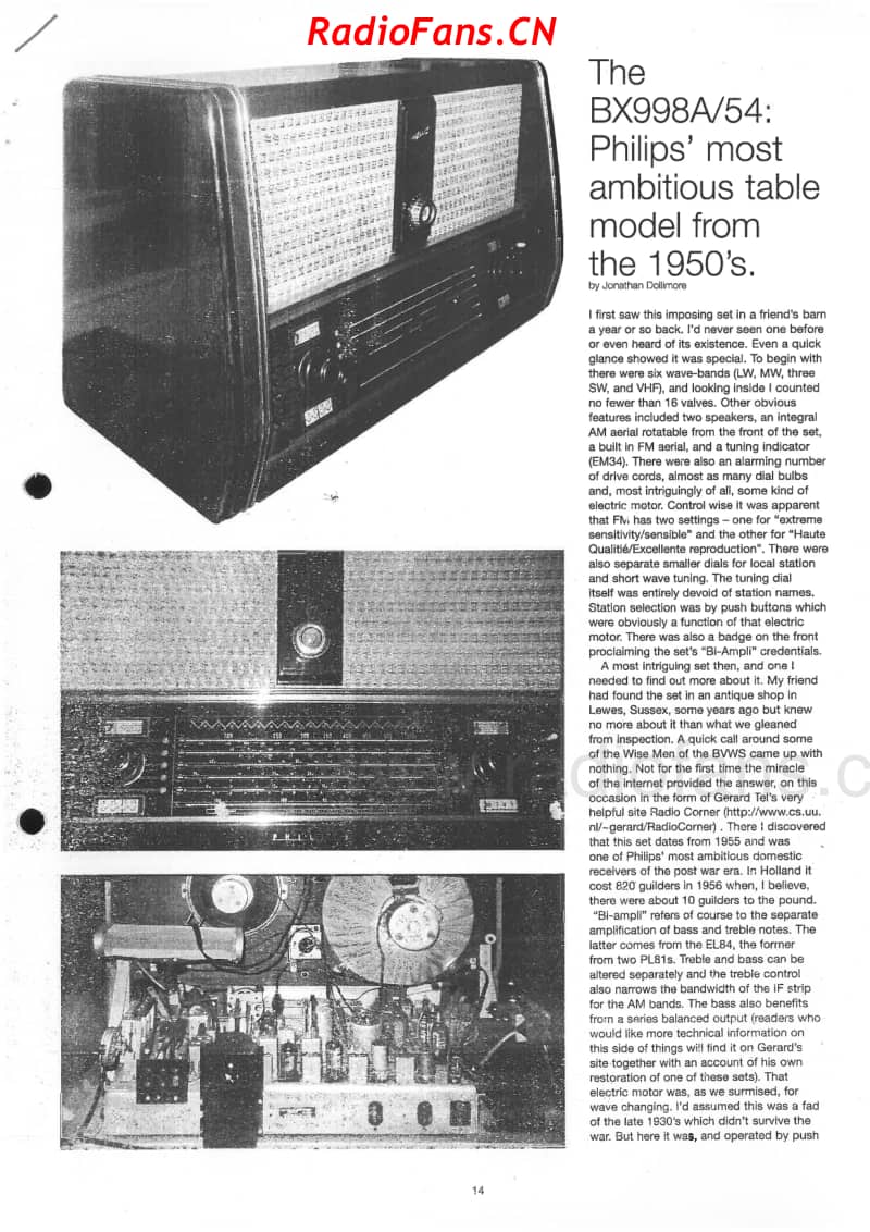 Philips-BX998A-15V-AW-AC-1954 电路原理图.pdf_第1页