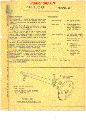 Philco-model-351-5V-BC-AC-Battery-1949 电路原理图.pdf