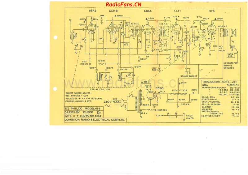 Philco-model-614-6V-BC-AC-1955- 电路原理图.pdf_第2页