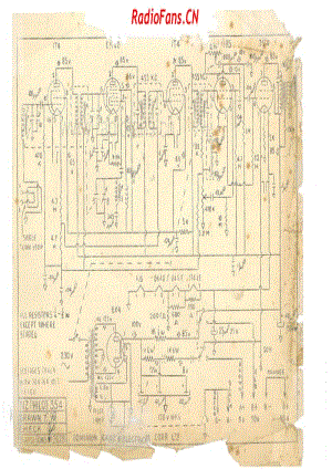 Philco-model-354-5V-BC-AC-bat-1951 电路原理图.pdf