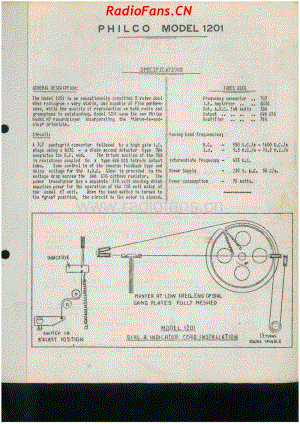 Philco-model-1201-5V-DW-AC-1948 电路原理图.pdf