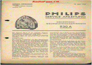 Philips-930A-4V-AC-1932 电路原理图.pdf