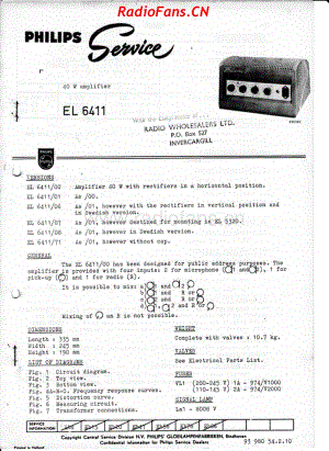 Philips-EL6411-amp 电路原理图.pdf