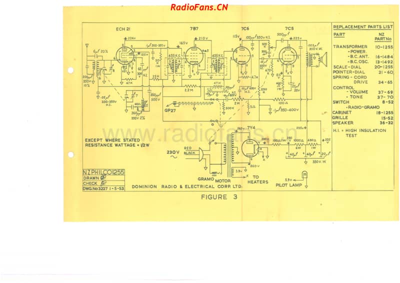Philco-model-1255-radiogram-5V-BC-AC-1953- 电路原理图.pdf_第2页