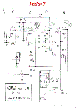 genrad-533-5v-bc-ac-1933 电路原理图.pdf