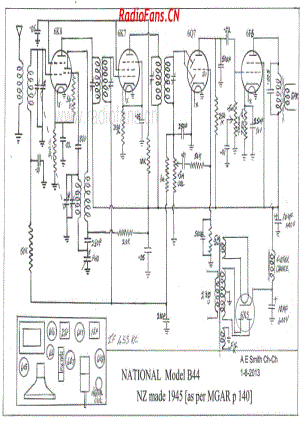 National-B44-5V-BC-AC-1945 电路原理图.pdf