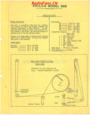 Philco-model-888-11V-AW-AC-1948- 电路原理图.pdf