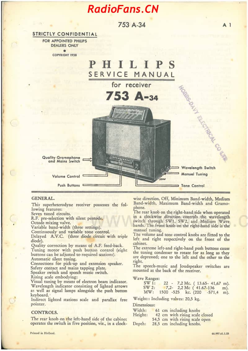 Philips-753A-34-7V-AW-AC-1938 电路原理图.pdf_第1页