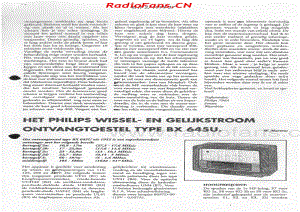 Philips-BX645U-6V-AW-ACDC-1955 电路原理图.pdf