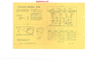 Philco-model-555-5V-BC-AC-radiogram-1952 电路原理图.pdf