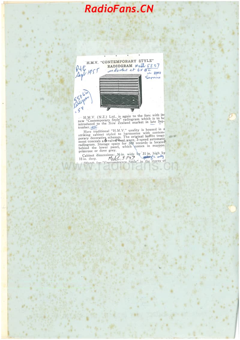 HMV-5507-Contemporary-6V-BC-AC-1955 电路原理图.pdf_第2页