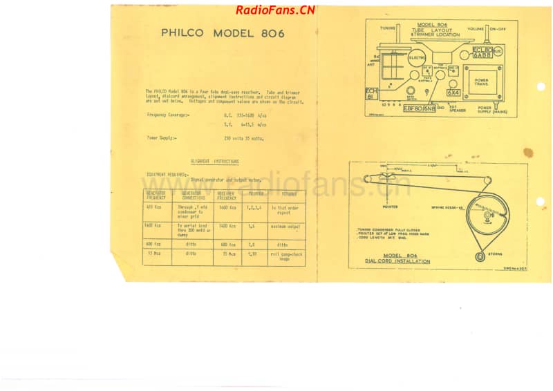 Philco-model-806-4V-DW-AC-1954- 电路原理图.pdf_第1页