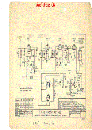 rcnz-model-45-5v-bc-ac-1954-1 电路原理图.pdf